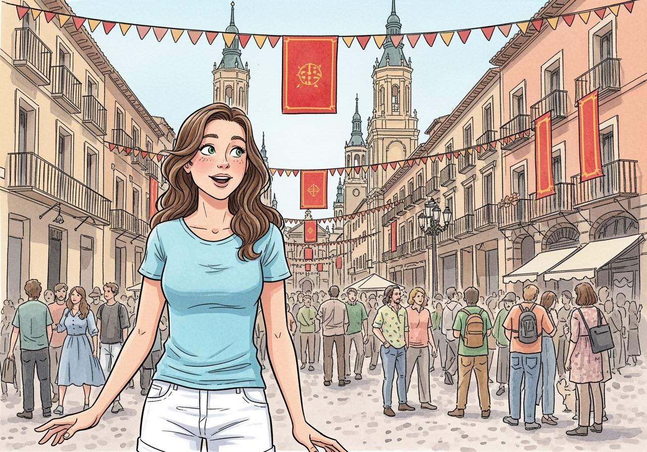 Learn Spanish with Stories #52: ¿Cómo se baila la jota? Mi primer festival en Aragón. [A1] episode artwork