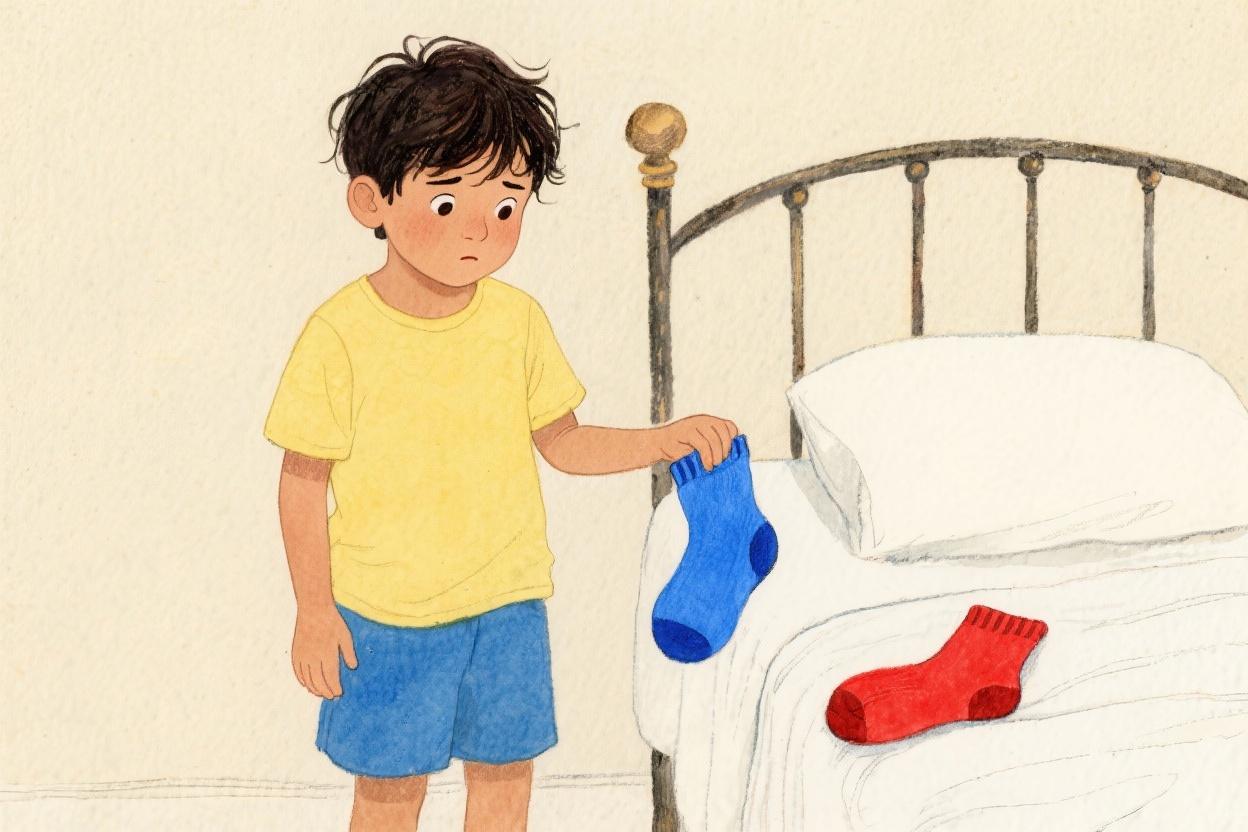 Learn Spanish with Stories #8: The Case of the Missing Sock [A0] episode artwork