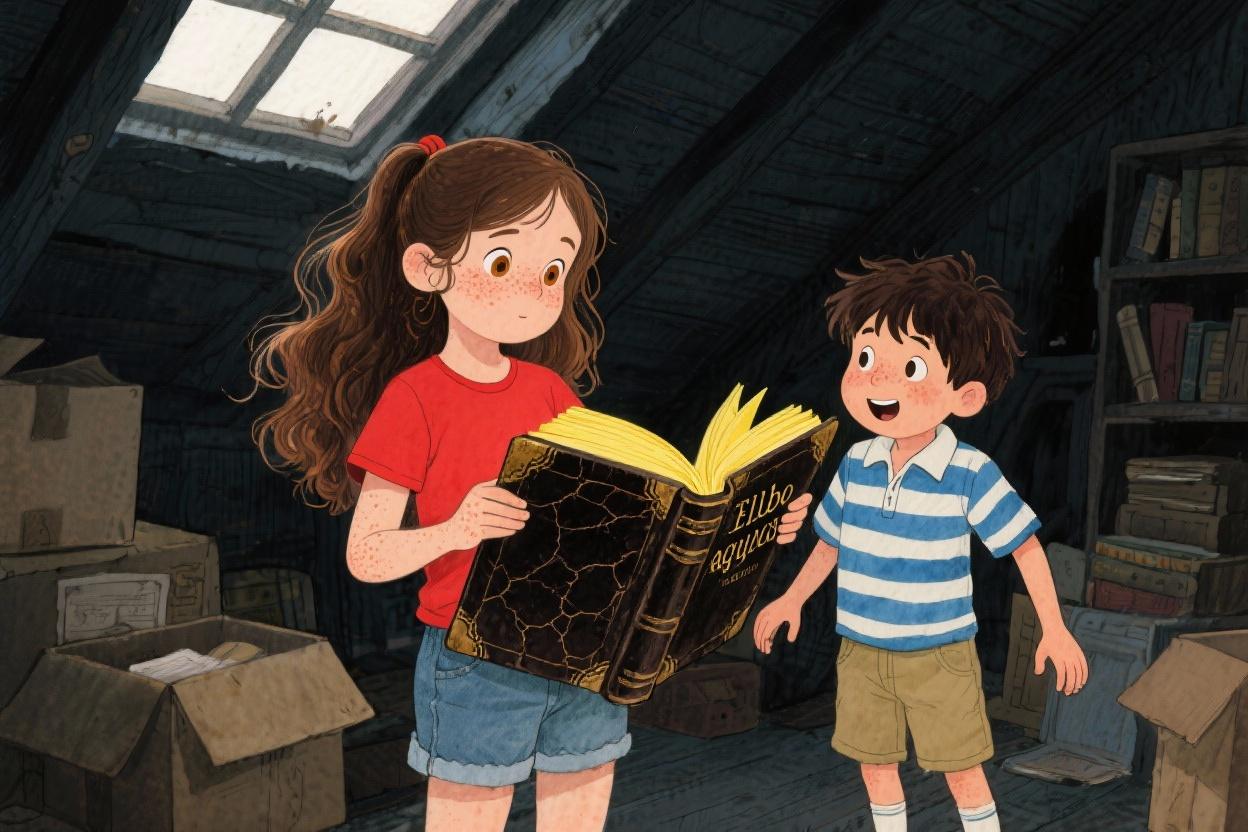 Learn Spanish with Stories #14: El Mapa en el Libro Viejo [A1] episode artwork