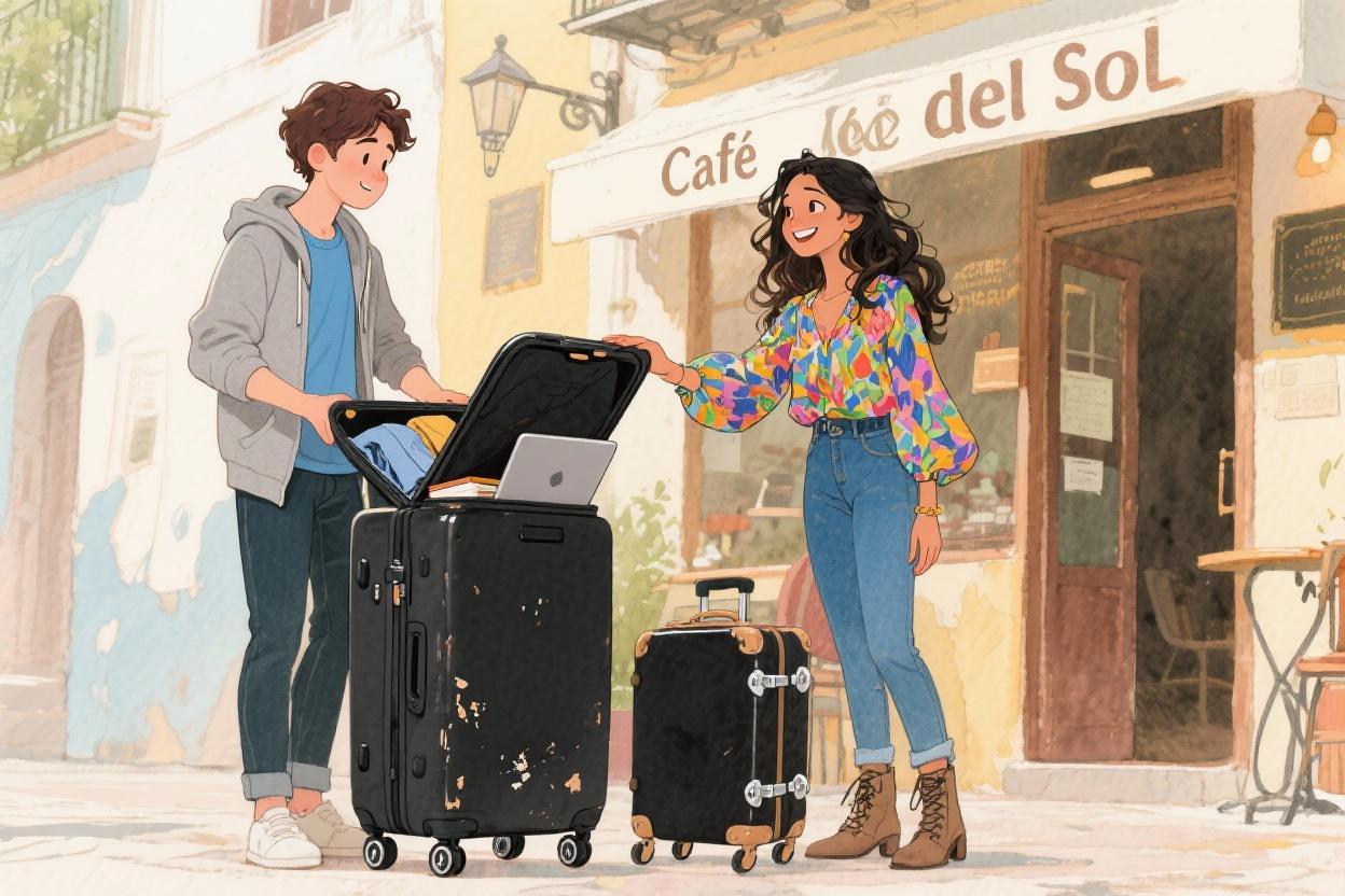 Learn Spanish with Stories #43: Un Café y un Nuevo Amigo [A1] episode artwork