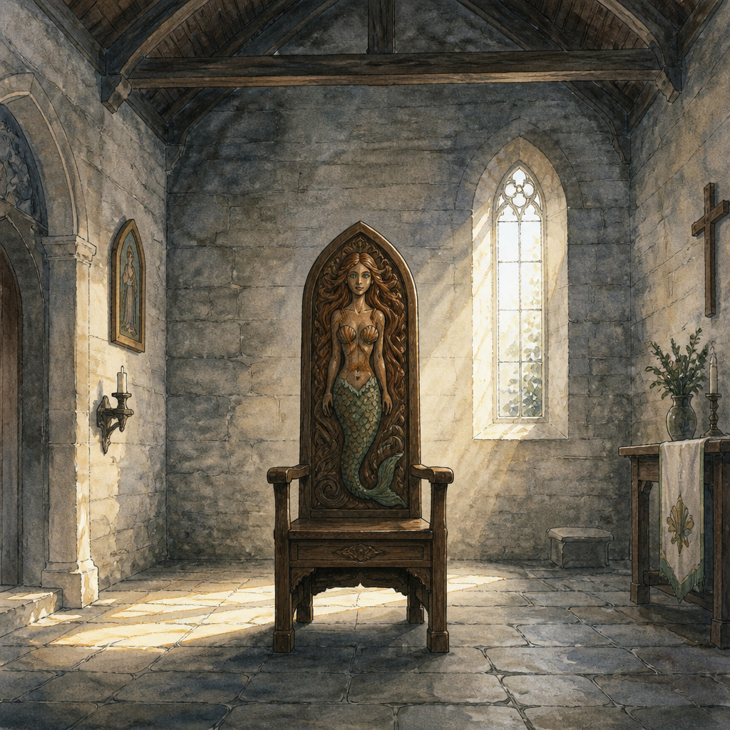 The Mermaid's Chair in the Old Church | A0 级英语故事