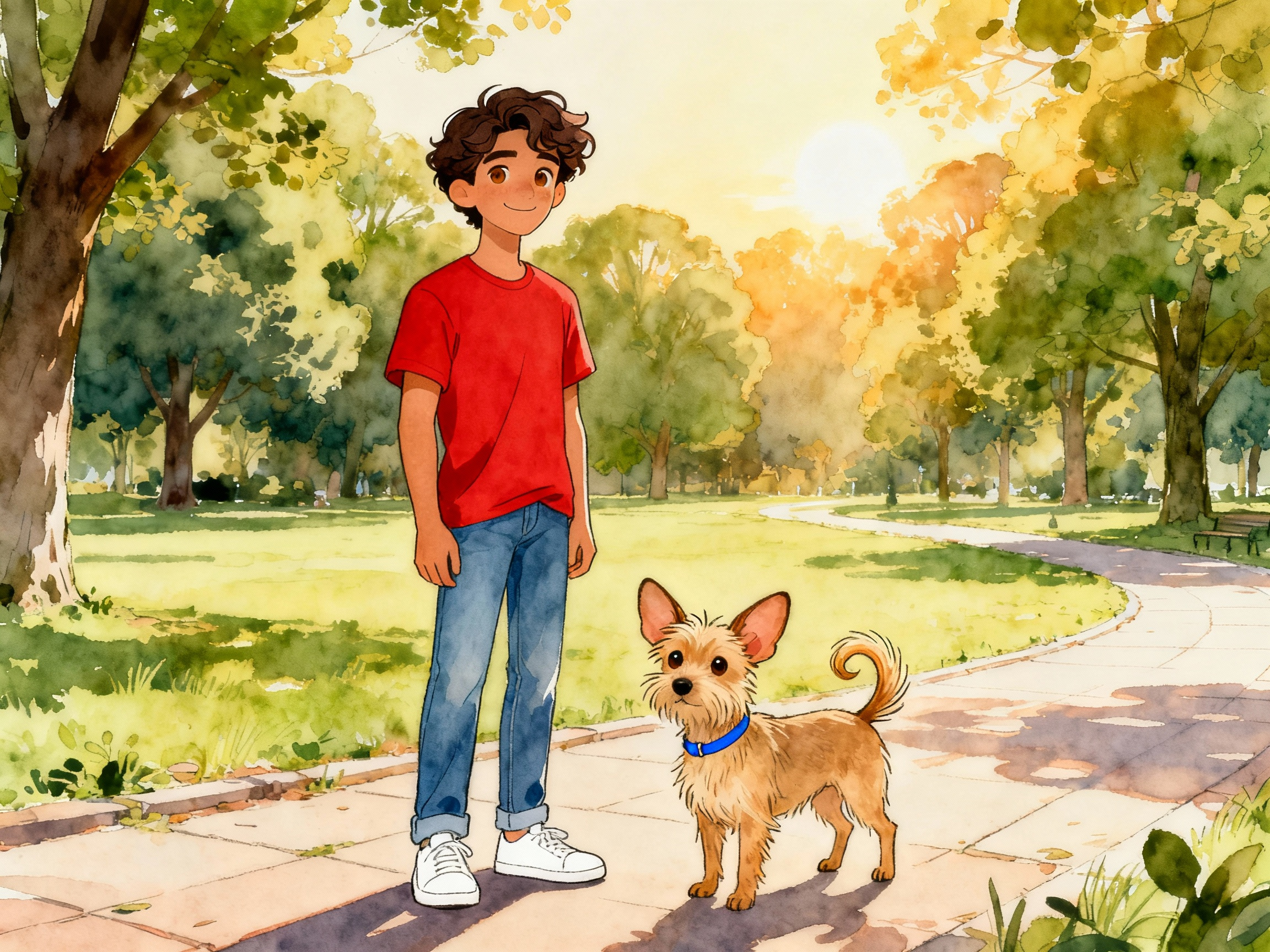 Learn Spanish with Stories #55: ¿Dónde Está Mi Perro? Un Paseo por el Parque [A1] episode artwork
