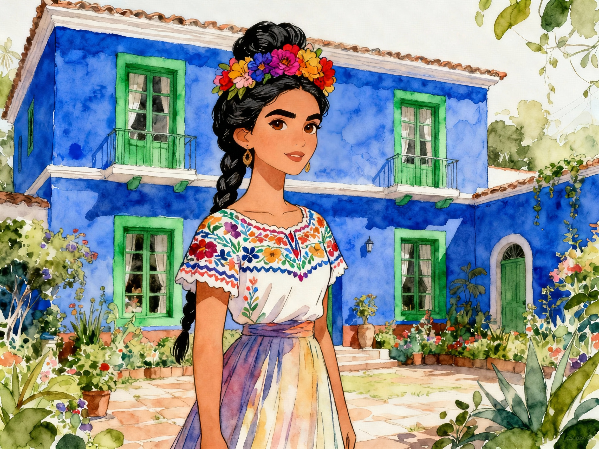 Learn Spanish with Stories #99: Frida Kahlo: Un Retrato de Dolor y Color [A2] episode artwork