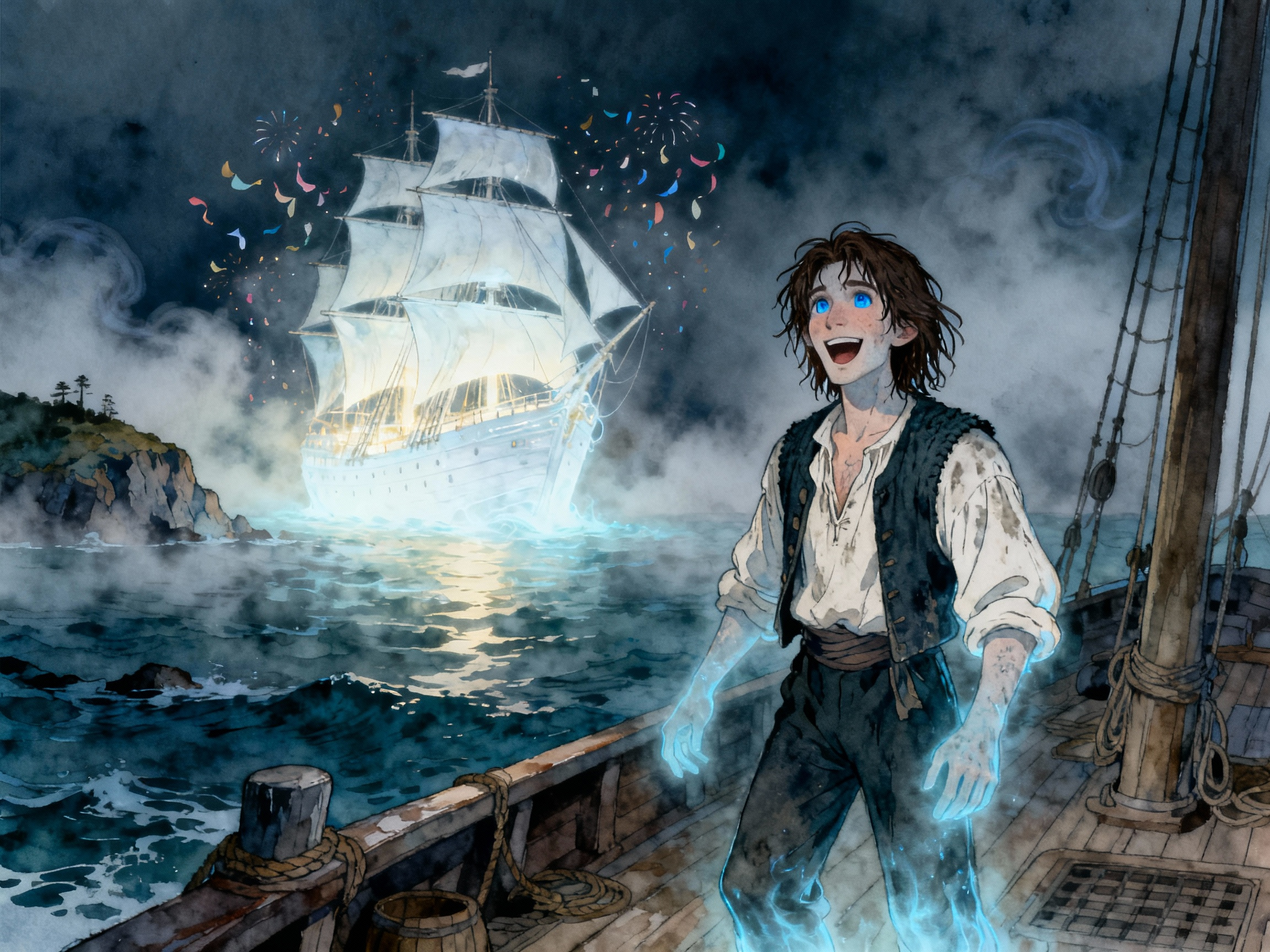 Learn Spanish with Stories #104: La leyenda del Caleuche: ¿Por qué un barco fantasma organiza fiestas en Chiloé? [A2] episode artwork