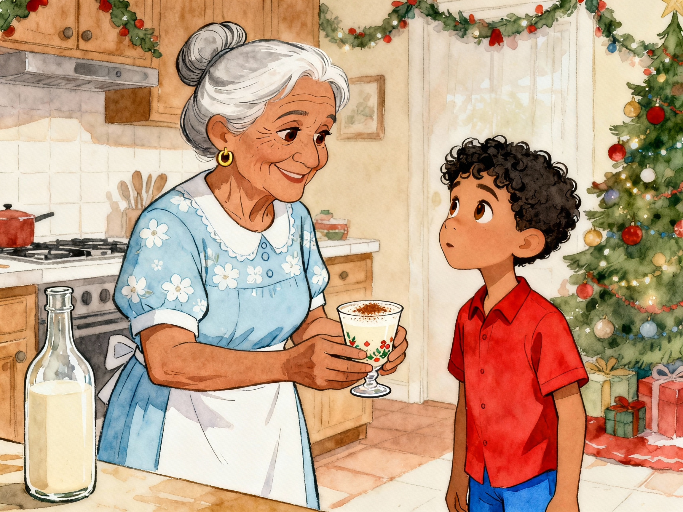 Learn Spanish with Stories #24: La leyenda del coquito: ¿Por qué mi abuela solo prepara esta bebida en Navidad en Puerto Rico? [A1] episode artwork