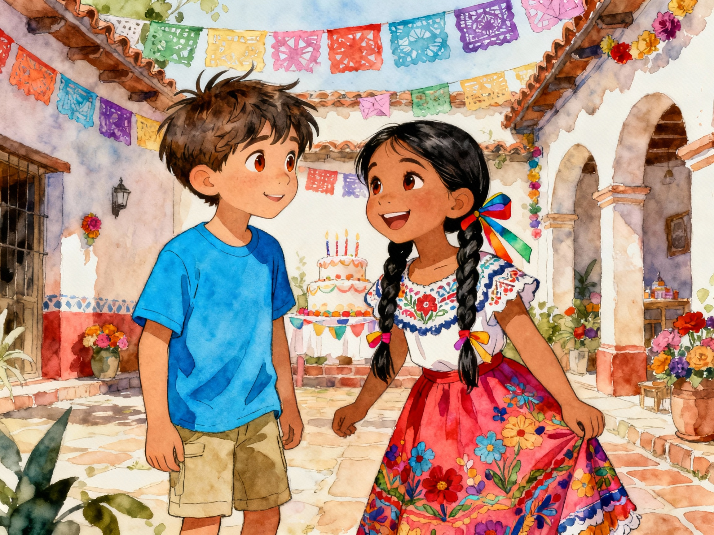 Learn Spanish with Stories #39: Mi Primera Piñata: Dulces y Sorpresas [A1] episode artwork