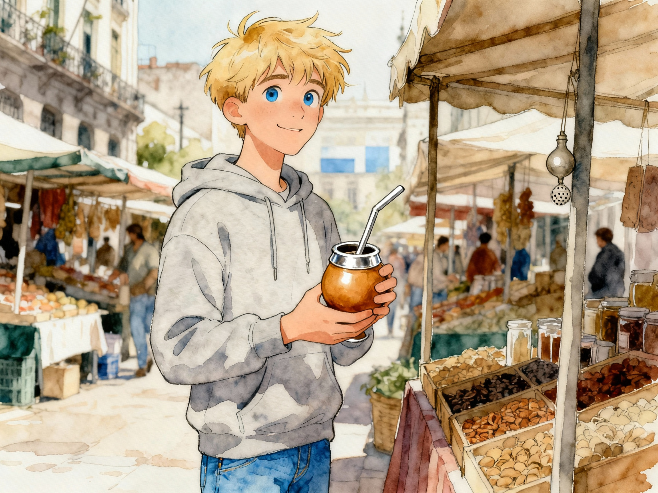 Learn Spanish with Stories #79: ¿Por qué mi primer mate está amargo? El secreto de la bombilla en Argentina [A1] episode artwork