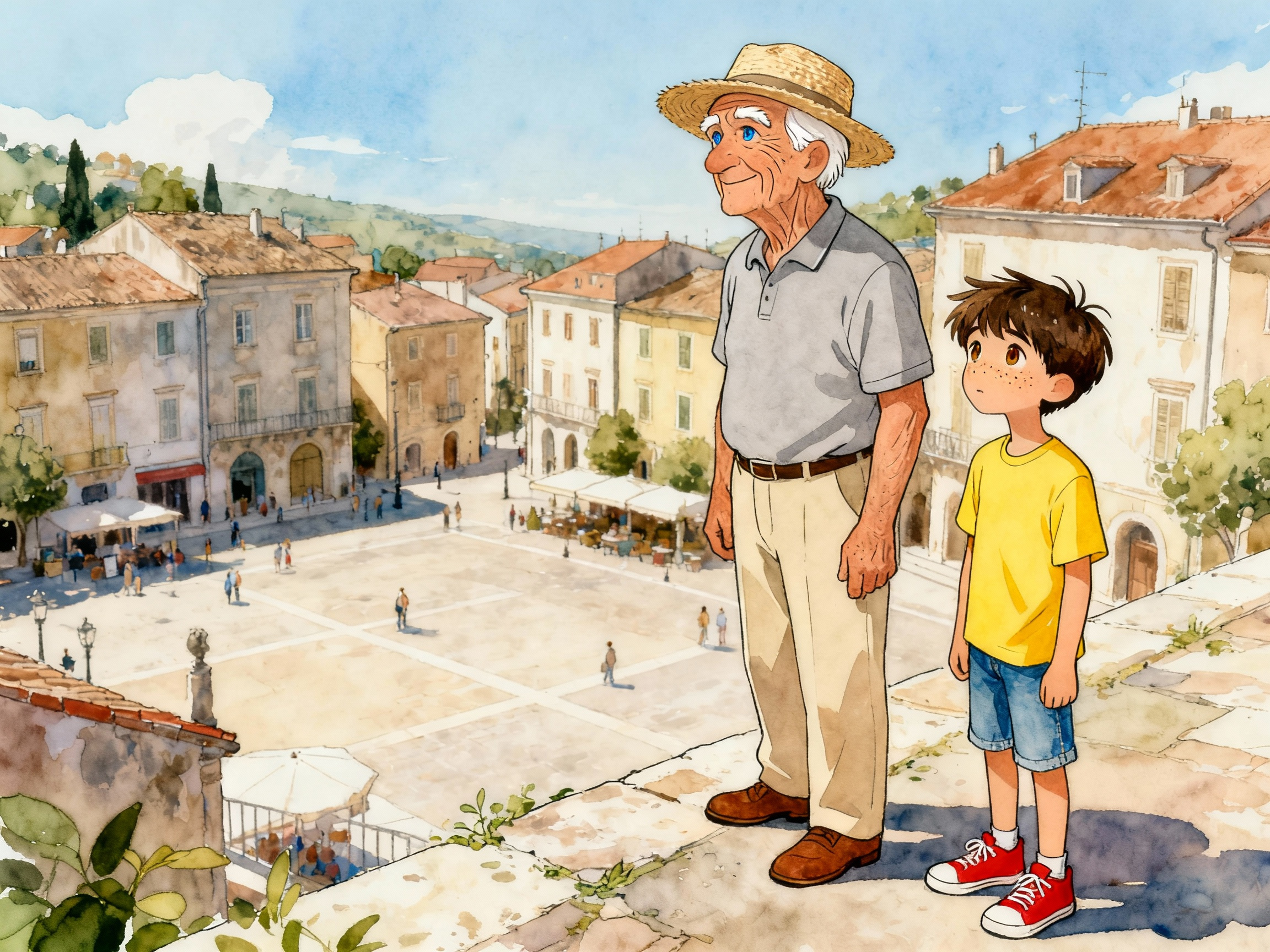 Learn Spanish with Stories #81: ¿Puede un robot aprender a jugar a la petanca con mi abuelo? Un desafío en la plaza del pueblo [A1] episode artwork