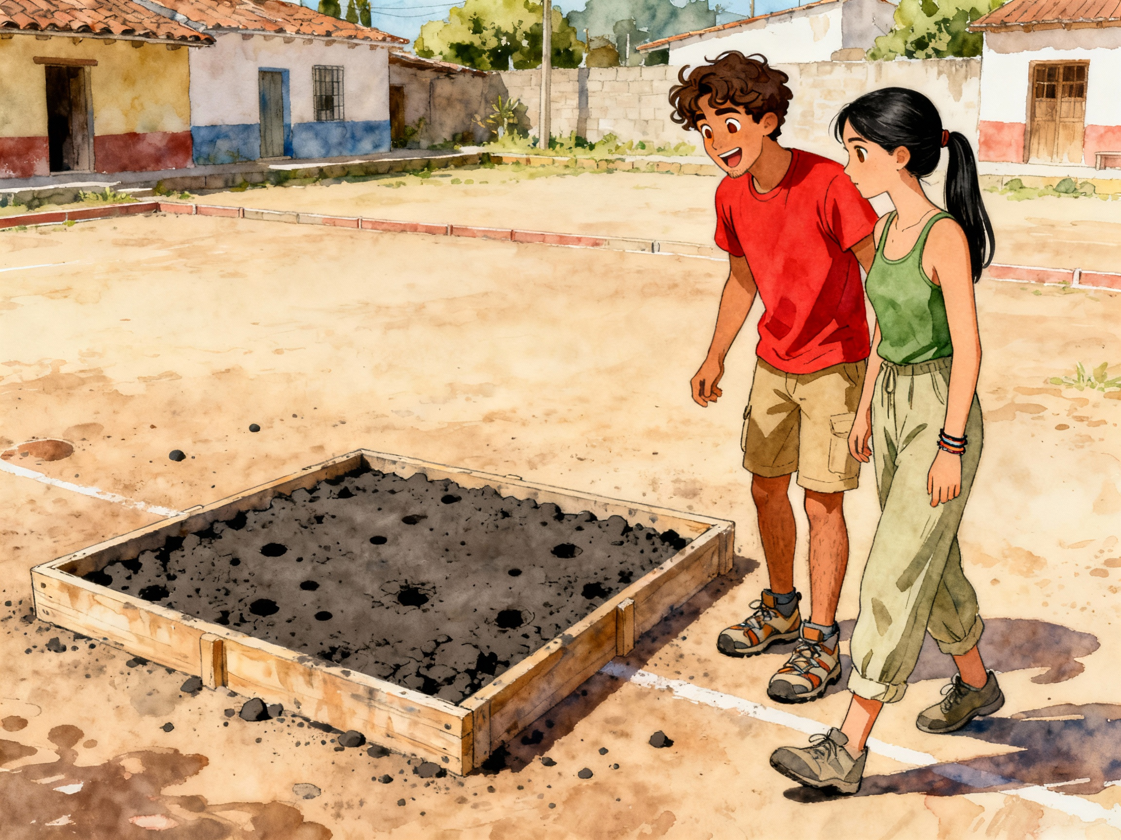 Learn Spanish with Stories #135: ¿Quién ganó realmente el primer partido de Tejo? Un misterio explosivo en la cancha [A2] episode artwork