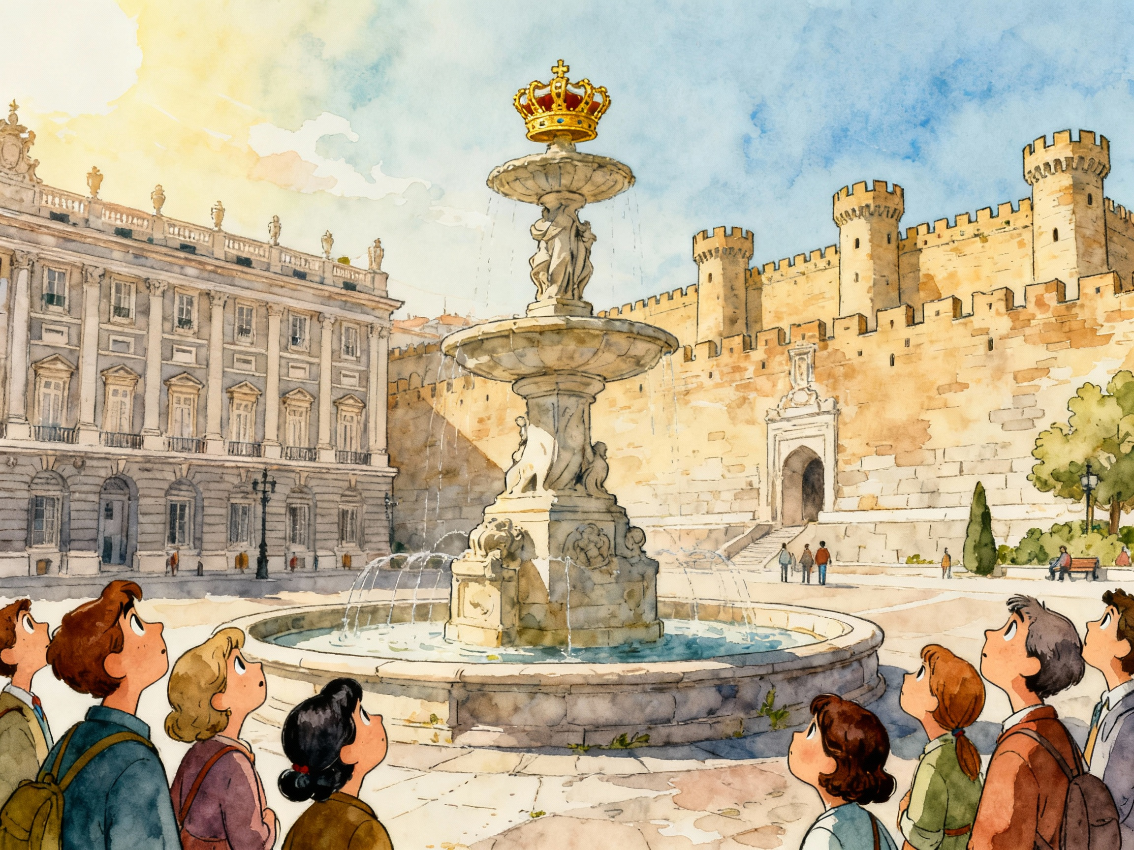 Learn Spanish with Stories #140: ¿Quién robó la corona de la estatua de la Cibeles? Un misterio en el corazón de Madrid [A2] episode artwork