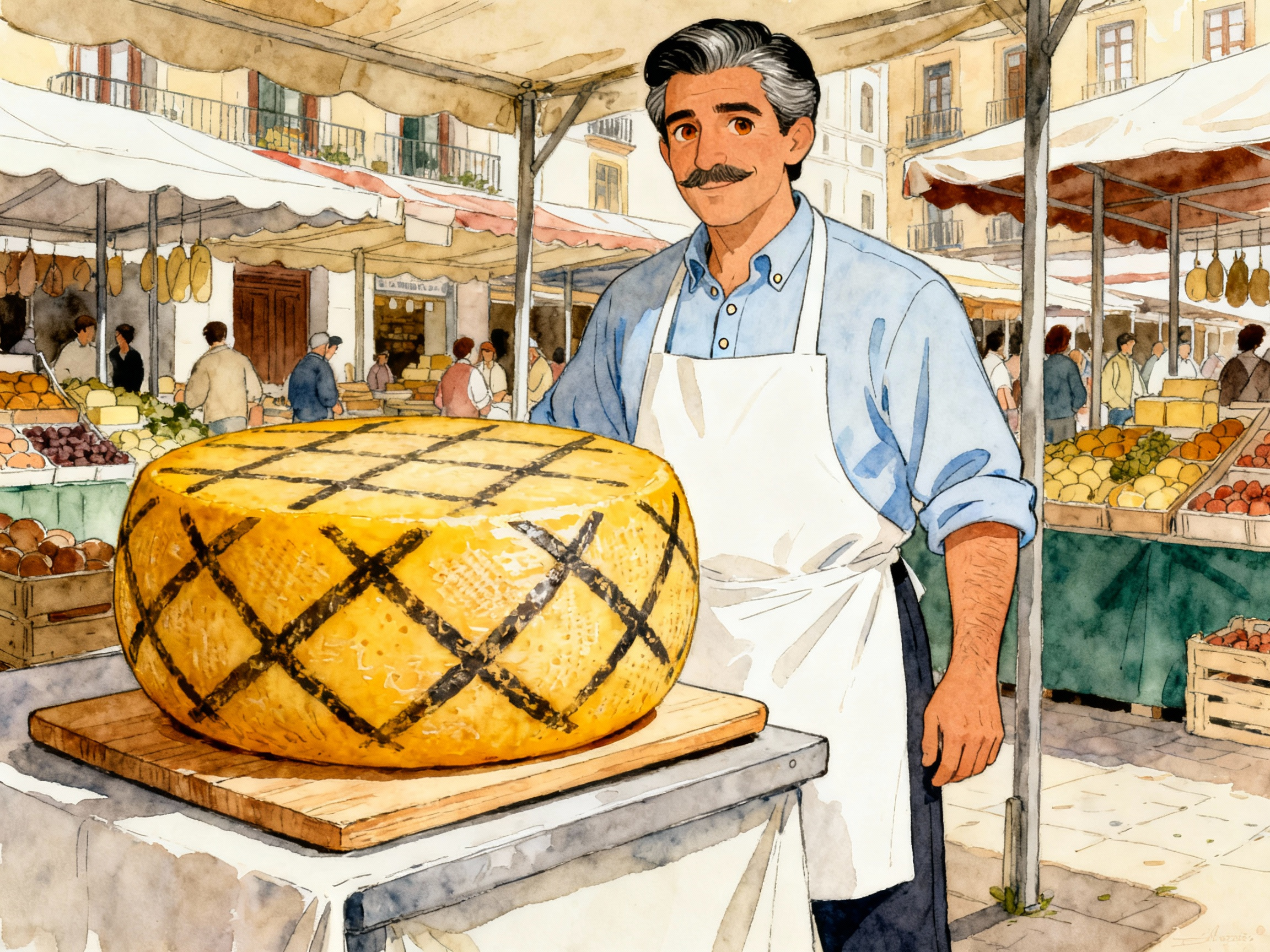 Learn Spanish with Stories #86: ¿Quién se comió el queso? Un misterio en el mercado de San Miguel [A1] episode artwork