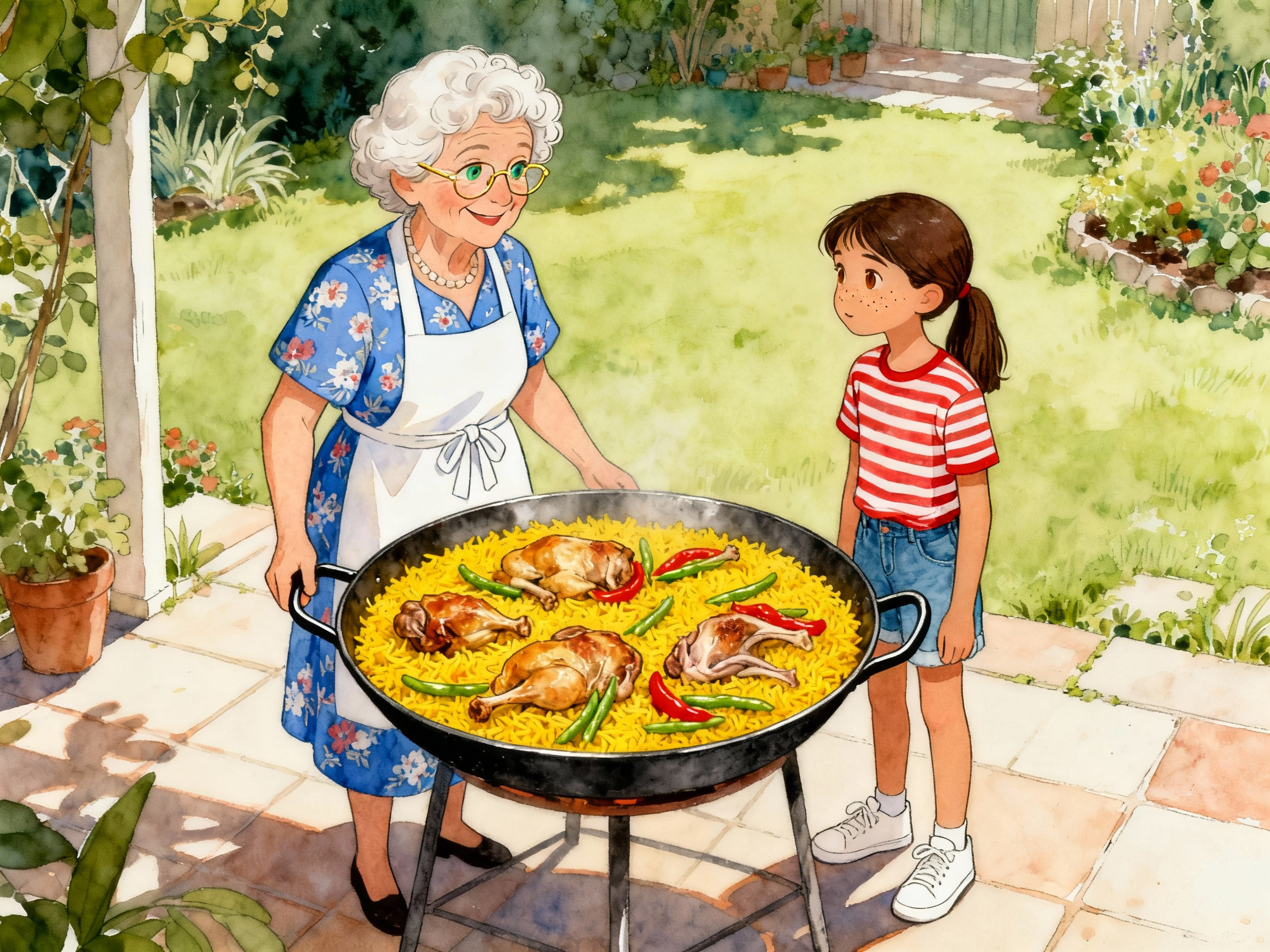 Learn Spanish with Stories #89: ¿Quién se llevó la paella? El misterio del domingo familiar en Valencia [A1] episode artwork