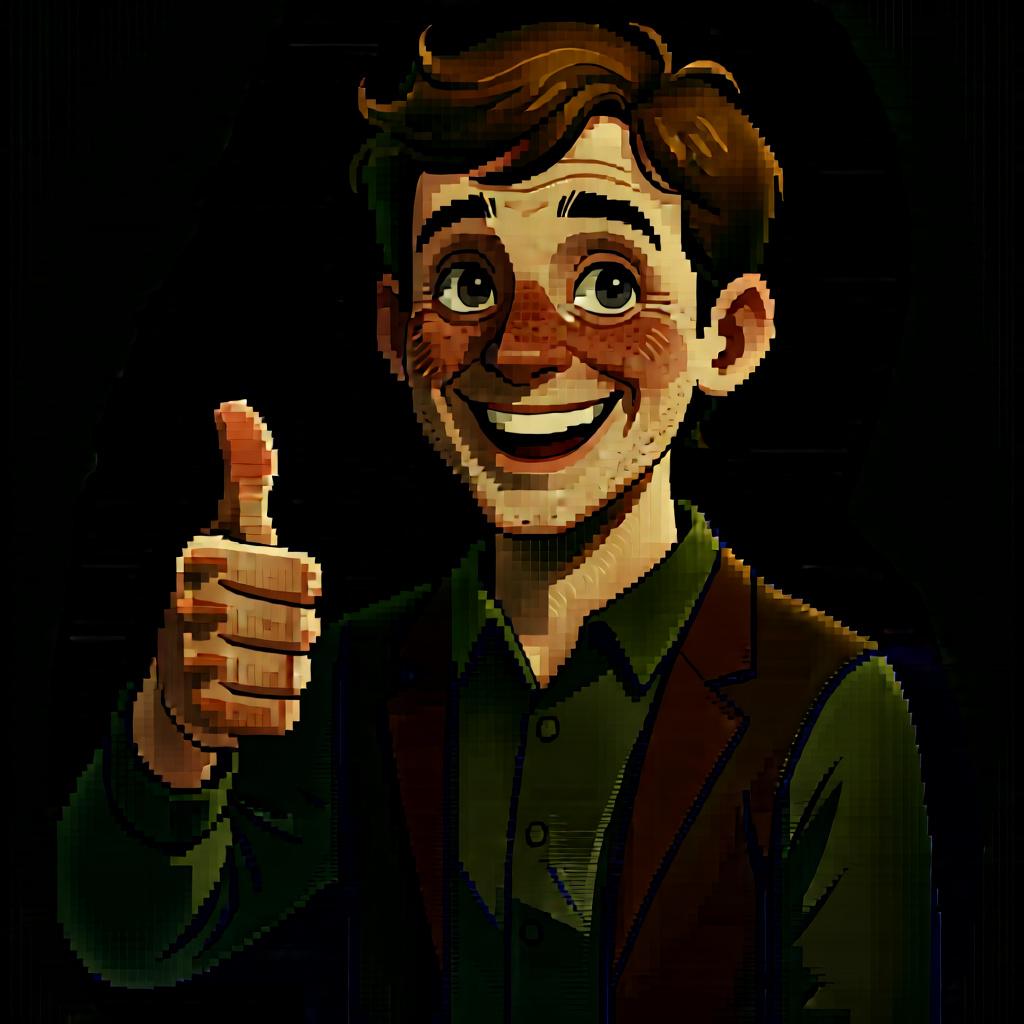 A person giving a thumbs-up to show that something is done well.