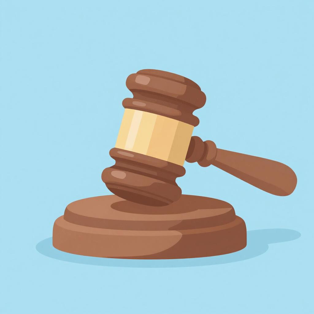 A wooden gavel resting on a solid wood block, signaling a final decision.