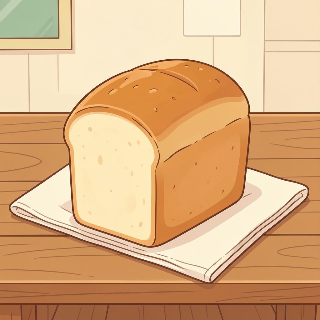 A steaming, freshly baked loaf of bread on a rustic wooden table.