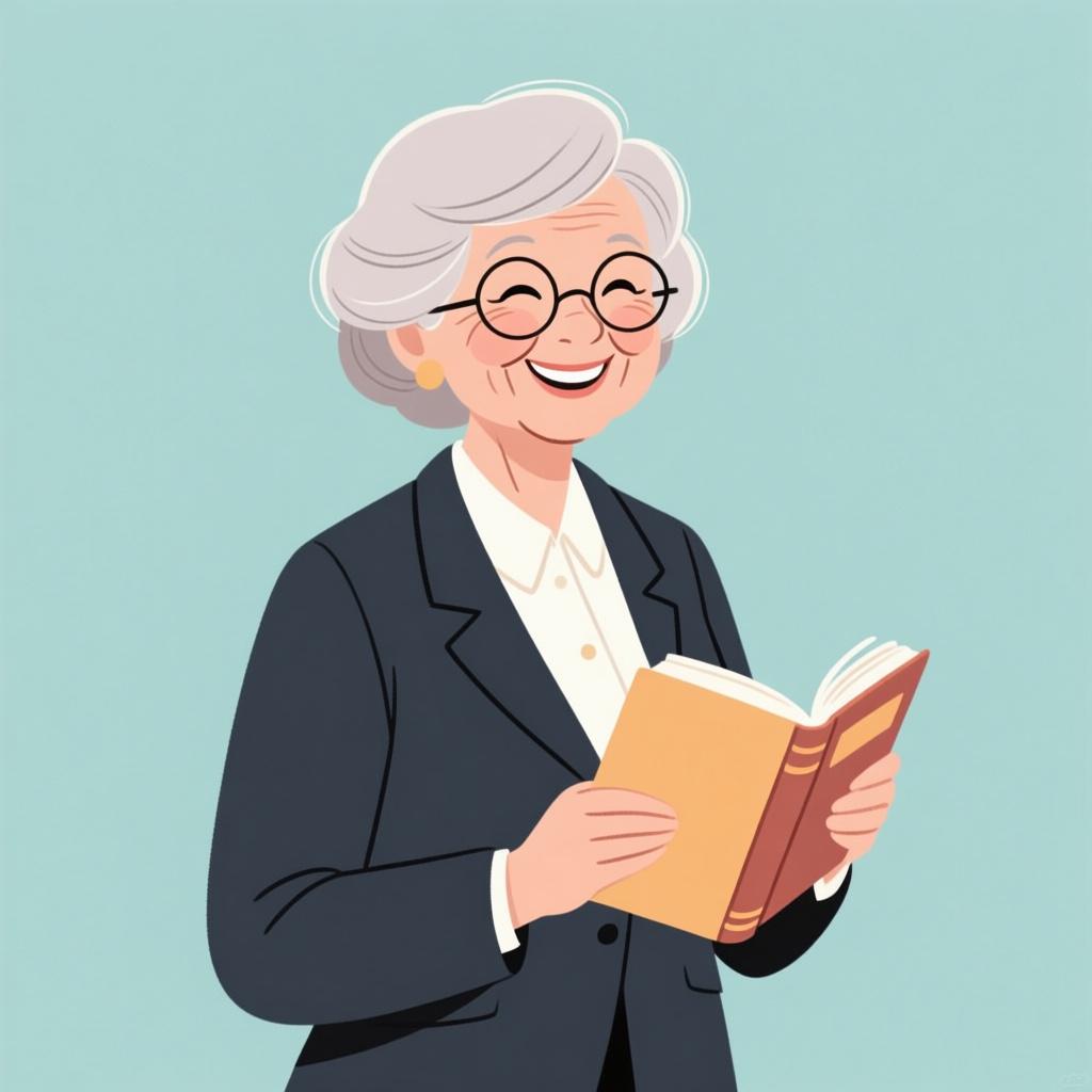 A portrait of a respected, mature woman in formal attire, representing the title 'Mrs.' or 'Ms.'