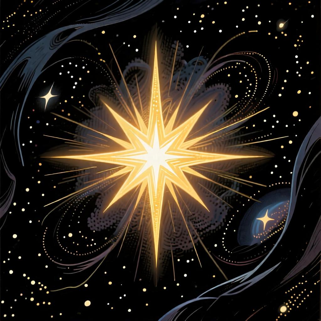 An abstract, powerful image of a single, radiant source of light in the cosmos, representing the concept of a singular, all-powerful God.