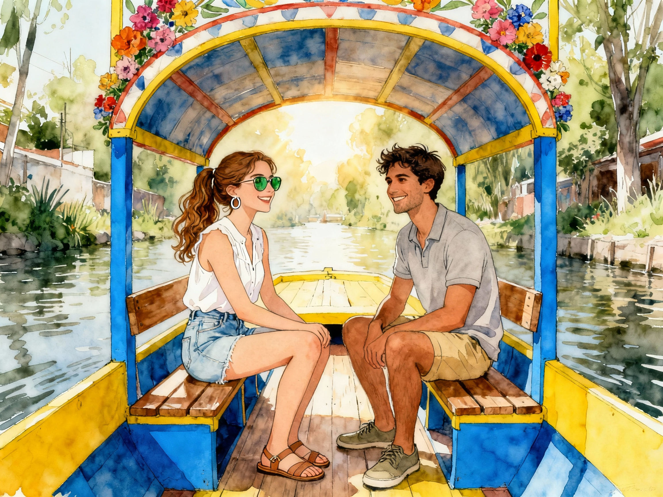 Learn Spanish with Stories #119: Un Paseo en Trajinera por Xochimilco [A2] episode artwork
