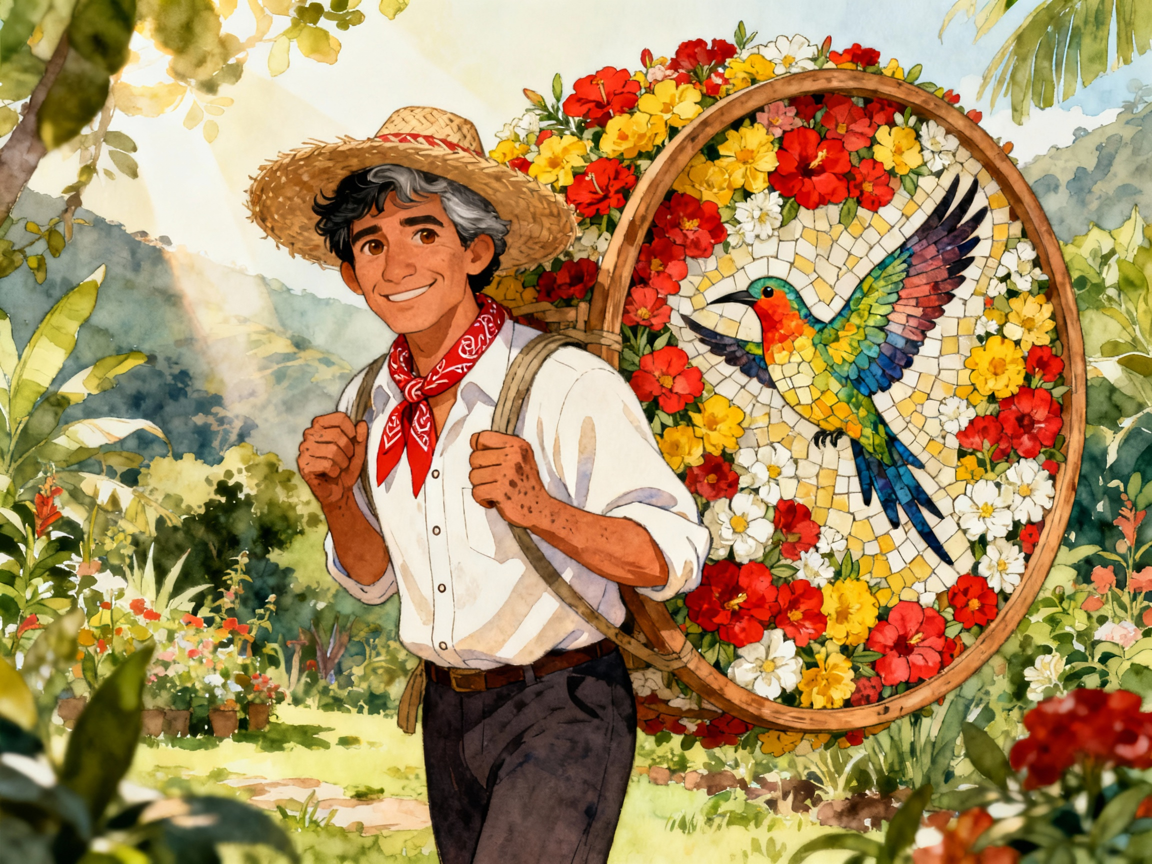 Learn Spanish with Stories #116: Un día en la vida de un silletero: ¿cómo se prepara un jardín entero para un desfile en Medellín? [A2] episode artwork