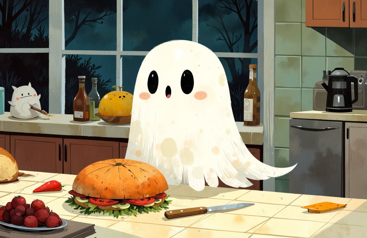 Learn Spanish with Stories #61: ¿Por qué el fantasma de mi casa solo come patatas bravas? Un misterio en la cocina [A1] episode artwork