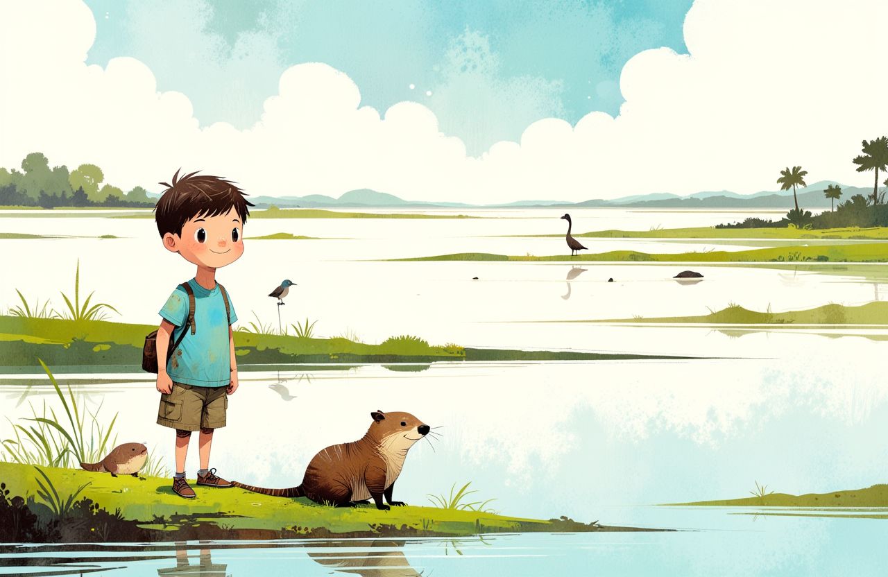 Learn Spanish with Stories #75: ¿Por qué mi capibara solo quiere tomar mate? Un día en los Esteros del Iberá [A1] episode artwork