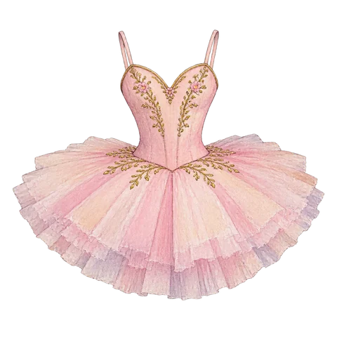 A delicate tulle ballet tutu