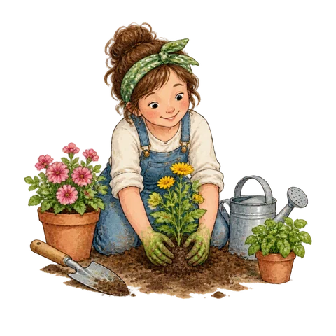 A green thumb.
