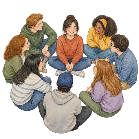 A person connected to a wide circle of friends
